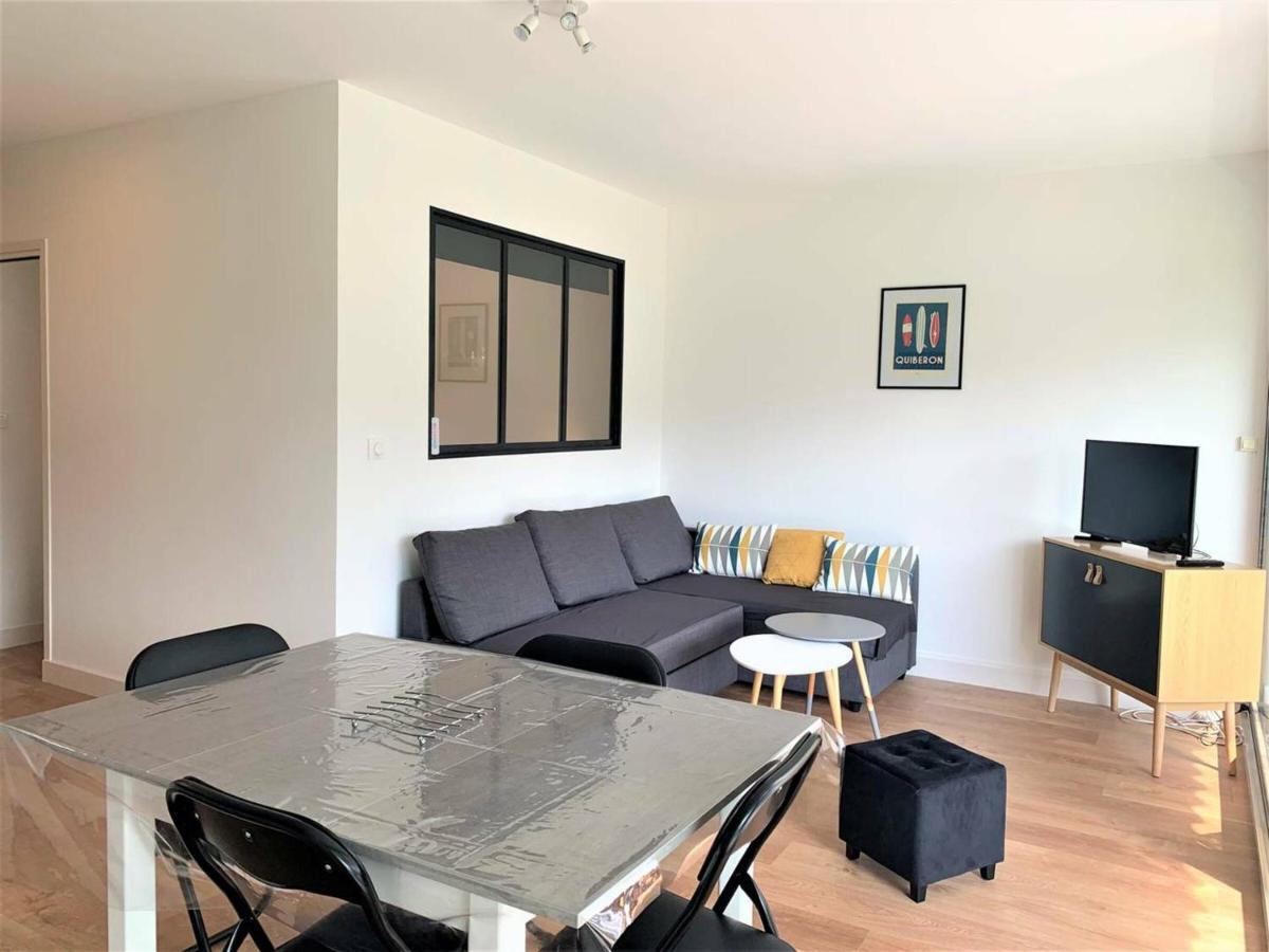 Quiberon, Appart 2 Pieces Renove, A 2 Pas De La Plage, Loggia Sud, Garage, Classe 2*, Pour 3 Pers. - Fr-1-478-182 מראה חיצוני תמונה