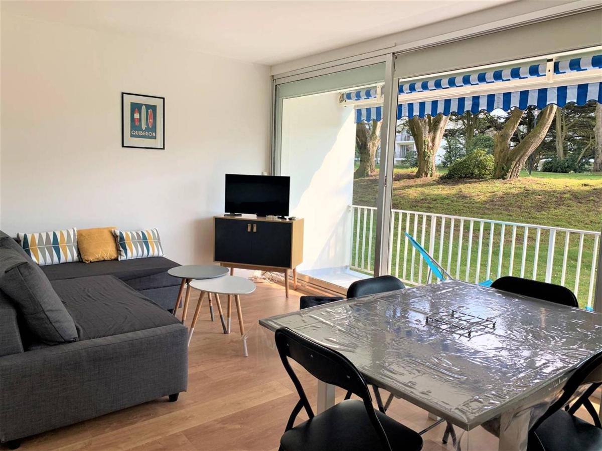Quiberon, Appart 2 Pieces Renove, A 2 Pas De La Plage, Loggia Sud, Garage, Classe 2*, Pour 3 Pers. - Fr-1-478-182 מראה חיצוני תמונה