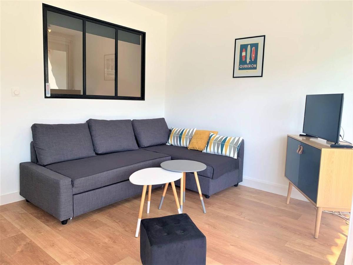 Quiberon, Appart 2 Pieces Renove, A 2 Pas De La Plage, Loggia Sud, Garage, Classe 2*, Pour 3 Pers. - Fr-1-478-182 מראה חיצוני תמונה